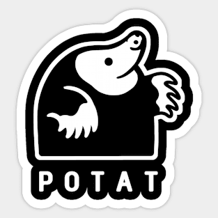 Small potat, design of a  mole Sticker